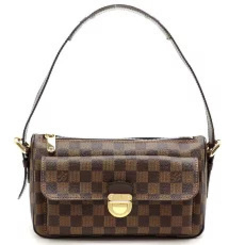 Louis Vuitton Ravello Shoulder Bag Damier Ebene Brown